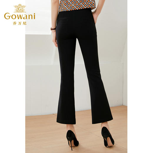 乔万尼新款休闲裤九分微喇垂顺显瘦裤EI2F751 商品图3