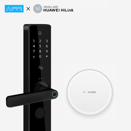 Huawei华为生态汇泰龙指纹锁家用防盗门电子密码智能锁手机远程A1 商品图1