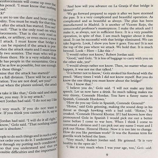 【中商原版】海明威：丧钟为谁而鸣 英文原版 for whom the bell tolls 海明威Ernest Hemingway 商品图6