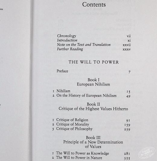 预售 【中商原版】The Will to Power 英文原版 尼采 权利意志 Friedrich Nietzsche 商品图4