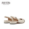 西村名物2021春季新款仙女凉鞋女羊皮尖头小香风一字拖凉鞋X21AH14961 商品缩略图3