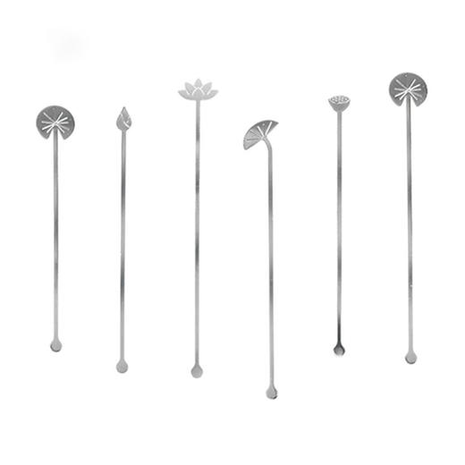 手心里雨荷书签（琥珀金6片装） 商品图2