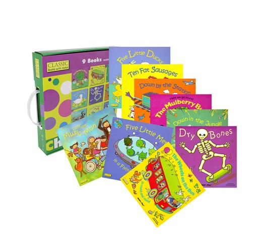 【小彼恩出品】【点读版】Child's Play 儿歌洞洞书绿盒/蓝盒9册 小花生网 商品图2