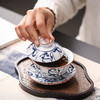 三才盖碗 青花茶杯茶碗大号茶具家用仿古泡茶碗 商品缩略图1