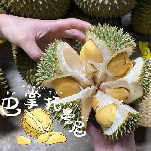 4872小时发货不接急单泰国巴掌猫山王托曼尼榴莲23斤包3房保留快递面