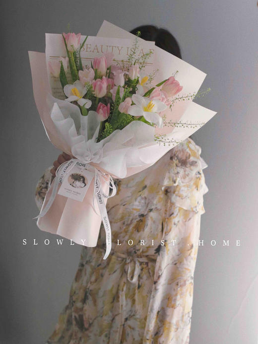 韩式进口郁金香花束（提前3-7天预定） 商品图1