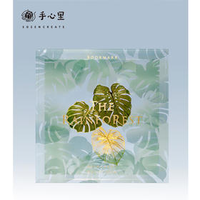 手心里龟背竹书签