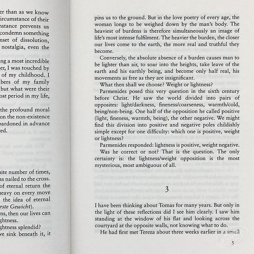 【中商原版】米兰昆德拉 不能承受的生命之轻 英文版 英文原版 小说 书 The Unbearable Lightness of Being Milan Kundera 商品图5