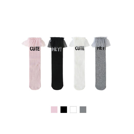 【29元6双】【1-3岁】春秋儿童袜子学院风中筒女童袜子高筒宝宝袜子精梳棉童袜【2113223】 商品图0