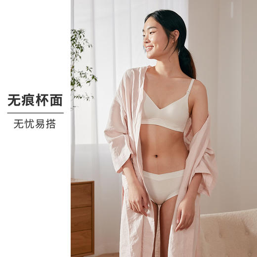 哺乳内衣女薄款小胸产后喂奶孕期子母扣无痕胸罩无钢圈文胸HSIA遐 商品图4