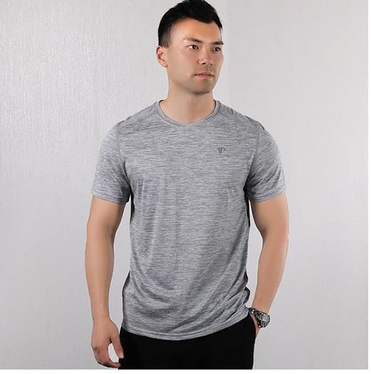 Tourmark男装 夏季新款迪·卡训练运动服上衣休闲舒适透气跑步健身圆领半袖T恤T19201 商品图0