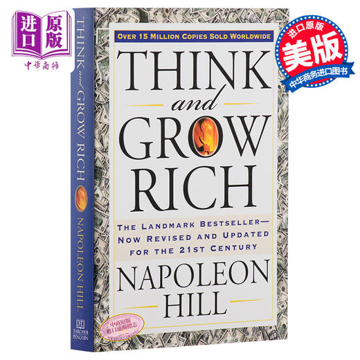 【中商原版】思考致富 英文原版 Think and Grow Rich 拿破仑希尔 经典励志 毛边书 商品图0