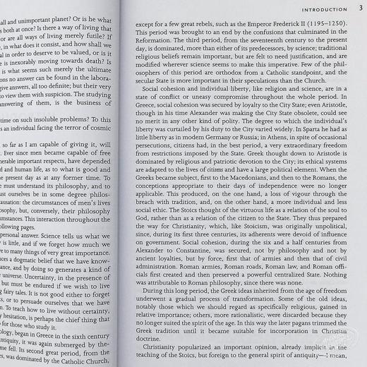 【中商原版】西方哲学史 社科英文原版 罗素 History of Western Philosophy 商品图4