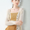 【肌肤会呼吸】雅致秀气开衫 透气不寡淡 简约而不简单 内外叠搭都有范~ 商品缩略图0