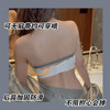 新款爆款内衣内裤文胸女神同款内衣女小胸聚拢显大无钢圈收副乳防下垂无肩带薄款文胸罩套装夏季 商品缩略图2