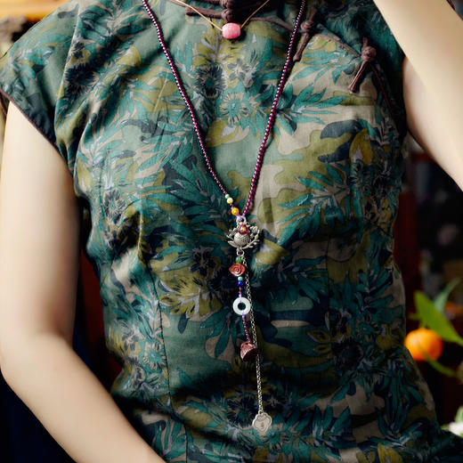 一物多用石榴石多圈手链一物多用包挂手机挂压襟 商品图3