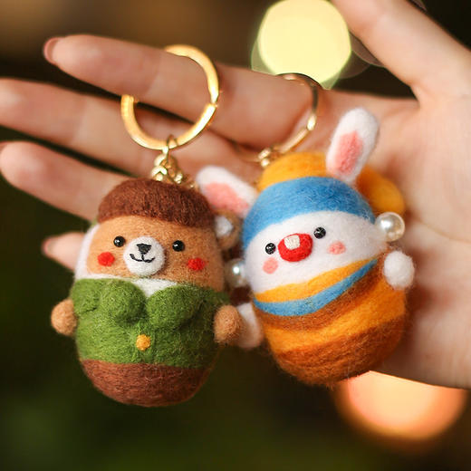 【变装派对】羊毛毡戳戳乐diy材料包  梵高先生与珍珠少女 商品图7