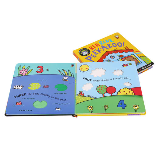 【小彼恩品牌】点读版-小老虎系列 A Peep-through Flap Book（2册）颜色 数字 躲猫猫洞洞翻翻书 商品图3