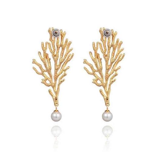 【Lens推荐】海之森林 耳饰 金银 商品图6