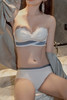 新款爆款内衣内裤文胸女神同款内衣女小胸聚拢显大无钢圈收副乳防下垂无肩带薄款文胸罩套装夏季 商品缩略图4