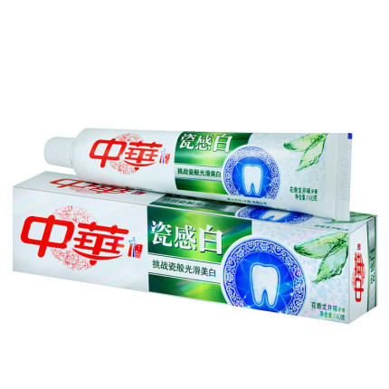 中华瓷感白牙膏180克 商品图1
