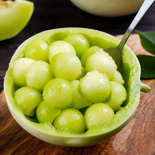 山东【玉菇甜瓜】冰激凌甜瓜 皮薄肉厚 软糯水润香甜 细嫩可口！【京东/顺丰发货】 商品图3