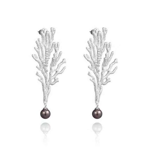 【Lens推荐】海之森林 耳饰 金银 商品图7