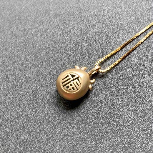 高冰种晴水绿翡翠蛋面抱抱牛18k黄金钻石镶嵌 商品图5