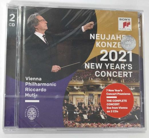 NEW YEAR'S CONCERT 2021年维也纳新年音乐会 穆蒂 指挥2CD正版 商品图0