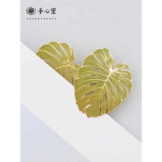 手心里龟背竹书签 商品图3