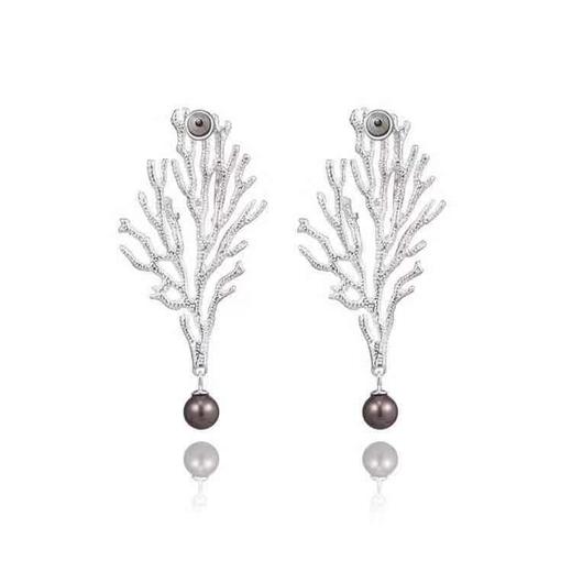 【Lens推荐】海之森林 耳饰 金银 商品图5