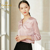 【三醋酸】乔万尼新款衬衫女设计感小众复古港味职业气质上衣EI2C709 商品缩略图3