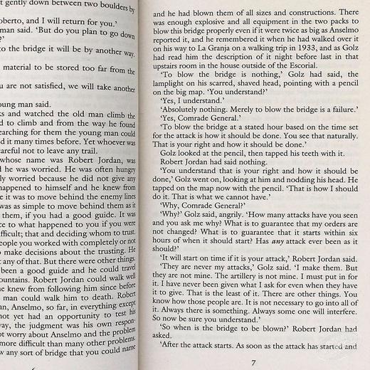 【中商原版】海明威：丧钟为谁而鸣 英文原版 for whom the bell tolls 海明威Ernest Hemingway 商品图5