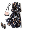 新款爆款女神同款大码女装连衣裙2021夏季新款复古印花衬衫裙胖mm收腰宽松遮肉裙子七夕情人节 商品缩略图0