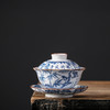 三才盖碗 青花茶杯茶碗大号茶具家用仿古泡茶碗 商品缩略图4