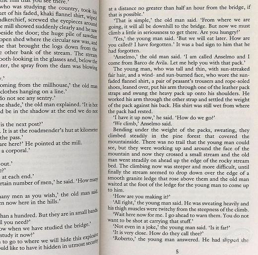 【中商原版】海明威：丧钟为谁而鸣 英文原版 for whom the bell tolls 海明威Ernest Hemingway 商品图4