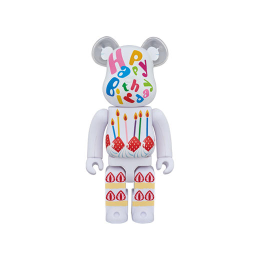 收藏系列 Be@rbrick 400%系列 白色生日 商品图0