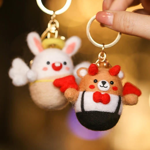 【变装派对】羊毛毡戳戳乐diy材料包  梵高先生与珍珠少女 商品图8