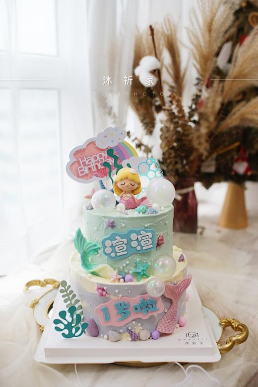 美人鱼主题蛋糕 商品图0