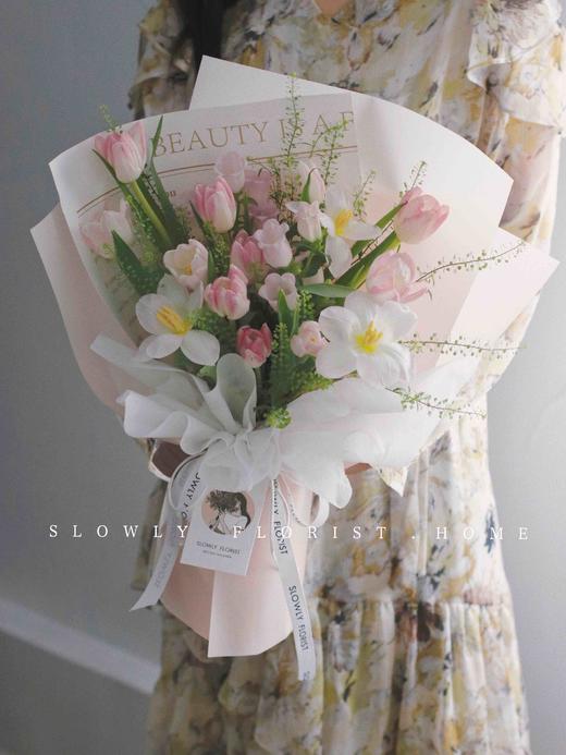 韩式进口郁金香花束（提前3-7天预定） 商品图0