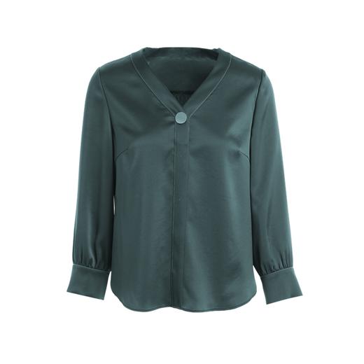 【三醋酸】乔万尼新款衬衫女设计感小众复古港味职业气质上衣EI2C709 商品图4