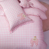 利路米2021夏季新款粉色千鸟格浪漫可爱公主粉天丝绣花四件套 商品缩略图1