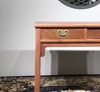 红桥红  家具严选  缅甸花梨（大果紫檀）  【138三抽刀牙小书桌 两件套】 商品缩略图4