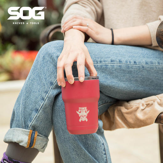 SOG索格 12oz不锈钢宽口便携随行咖啡杯直饮水杯隔热防烫杯子 商品图6