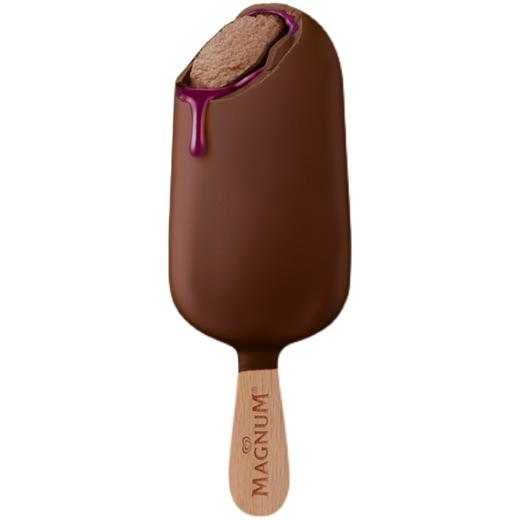 梦龙黑巧克力蓝莓双重流心酱冰激凌72g 商品图0