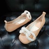 LFGJ 12901 珍珠舞蹈鞋浅口单鞋女软皮软底奶奶鞋 商品缩略图3