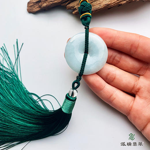 派瑞翡翠 翡翠车挂 糯种 飘翠 商品图1