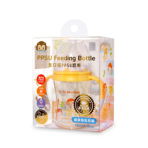 Yo Yo Monkey宽口PPSU奶瓶MS2064-01B/180ML 商品图1