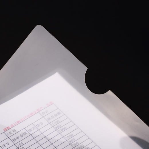 齐心抽杆报告夹A4/Q312/白色 商品图1