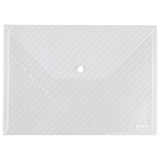 齐心透明按扣袋A4/C330/白色 商品图1